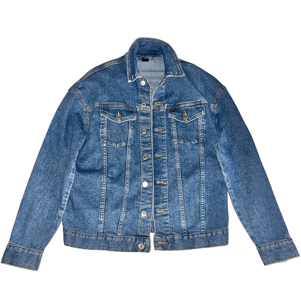 H&M Denim Jean Jacket In Blue